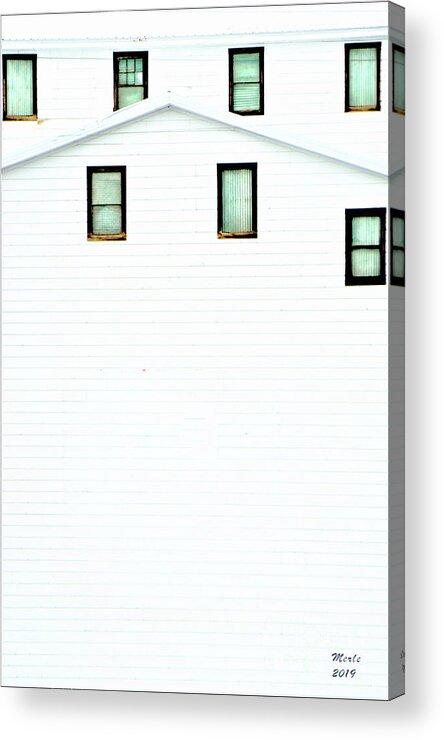 Building Acrylic Print featuring the photograph High Windows by Merle Grenz