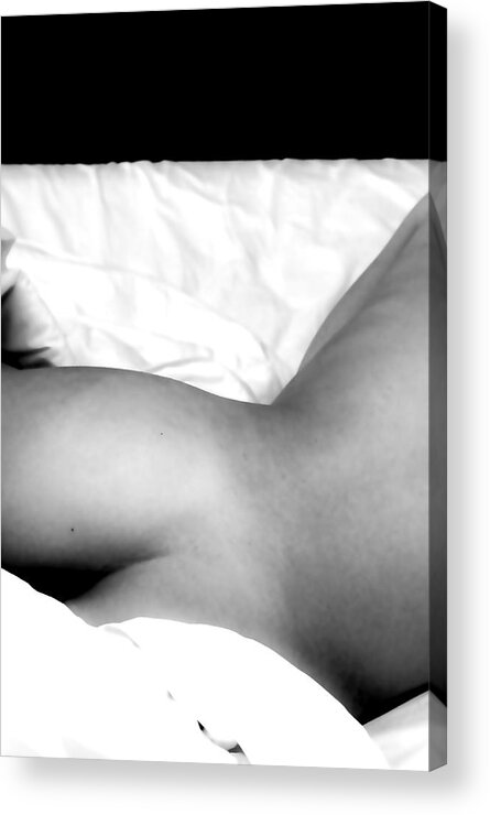 Bed Acrylic Print featuring the photograph In a bed by Worldwide Photography