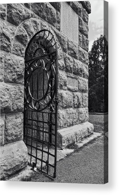 Wilder Tower Acrylic Print featuring the photograph Iron and Stone by George Taylor