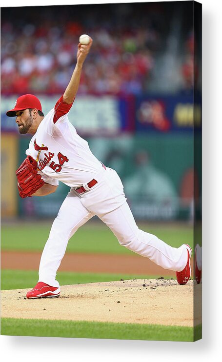 St. Louis Cardinals Acrylic Print featuring the photograph Jaime Garcia by Dilip Vishwanat