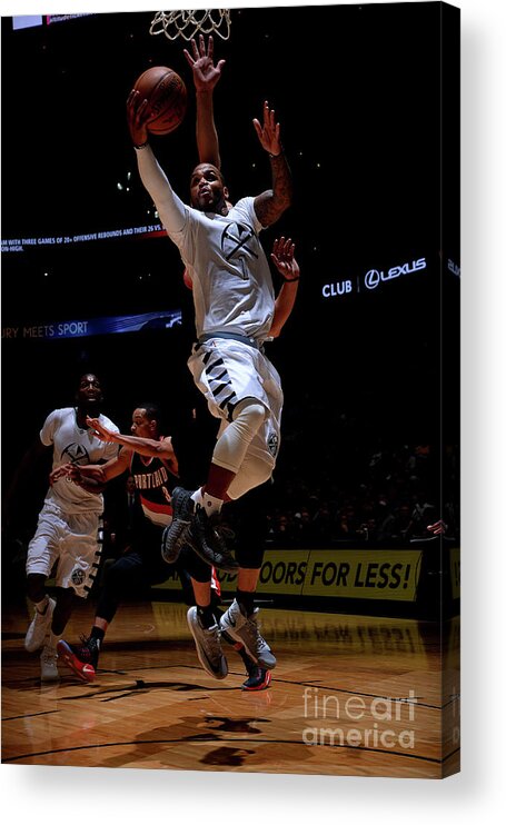 Jameer Nelson Acrylic Print featuring the photograph Jameer Nelson by Bart Young