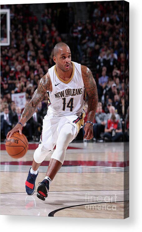 Nba Pro Basketball Acrylic Print featuring the photograph Jameer Nelson by Sam Forencich