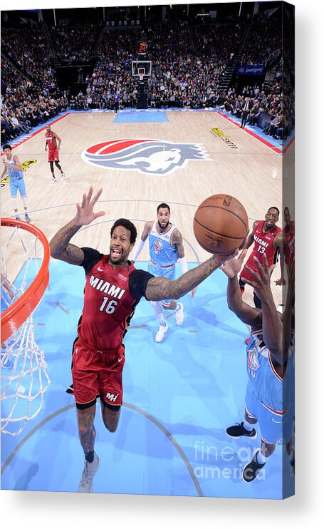 Nba Pro Basketball Acrylic Print featuring the photograph James Johnson by Rocky Widner