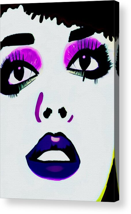  Acrylic Print featuring the digital art Janet by Michelle Hoffmann