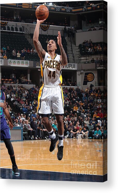 Nba Pro Basketball Acrylic Print featuring the photograph Jeff Teague by Ron Hoskins