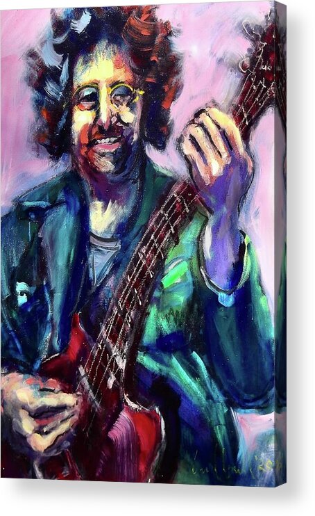 Painting Acrylic Print featuring the painting Jerry by Les Leffingwell