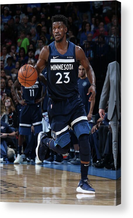 Jimmy Butler Acrylic Print featuring the photograph Jimmy Butler by Layne Murdoch