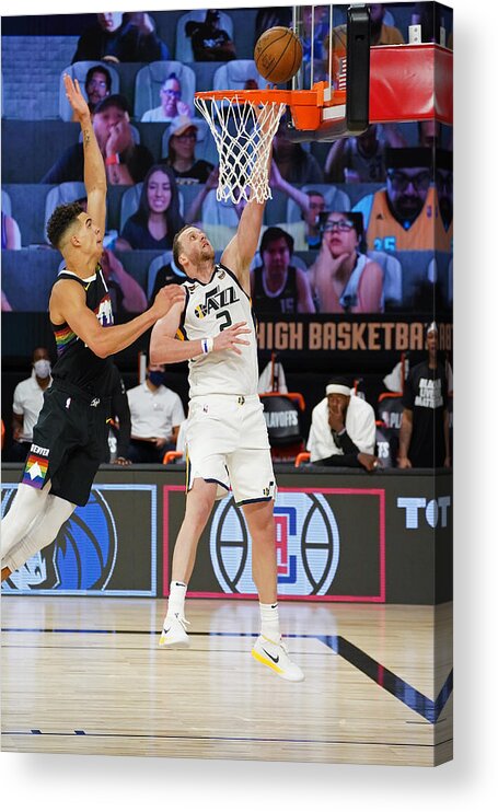 Playoffs Acrylic Print featuring the photograph Joe Ingles by Jesse D. Garrabrant
