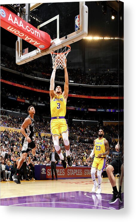 Nba Pro Basketball Acrylic Print featuring the photograph Josh Hart by Andrew D. Bernstein