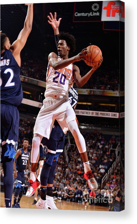 Nba Pro Basketball Acrylic Print featuring the photograph Josh Jackson by Barry Gossage