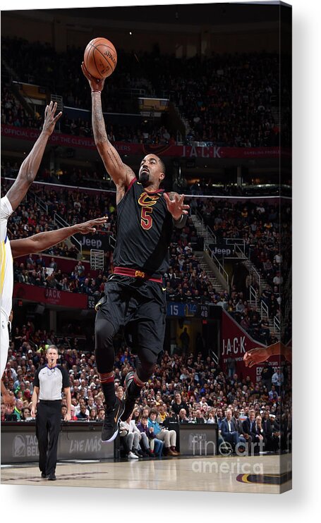 Nba Pro Basketball Acrylic Print featuring the photograph J.r. Smith by David Liam Kyle