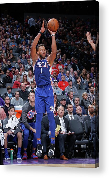 Nba Pro Basketball Acrylic Print featuring the photograph Justin Anderson by Rocky Widner