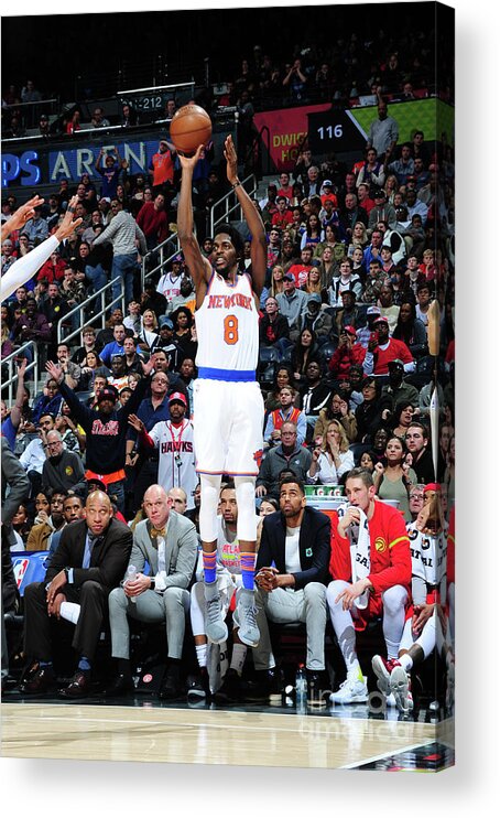 Atlanta Acrylic Print featuring the photograph Justin Holiday by Scott Cunningham