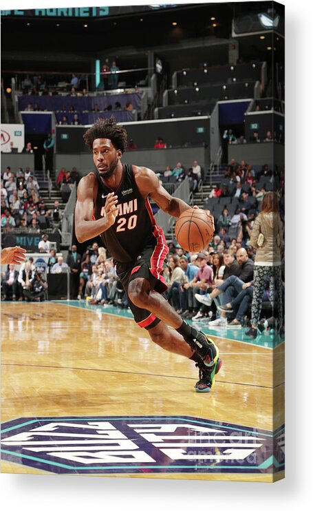 Justise Winslow Acrylic Print featuring the photograph Justise Winslow by Kent Smith