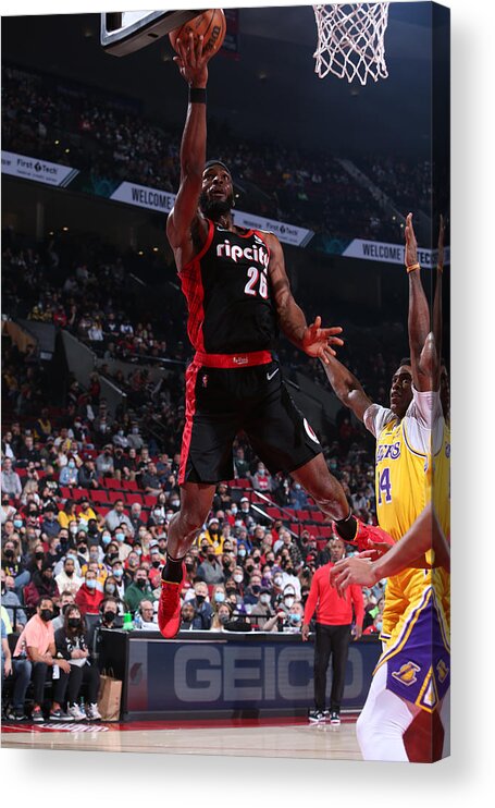 Justise Winslow Acrylic Print featuring the photograph Justise Winslow by Sam Forencich