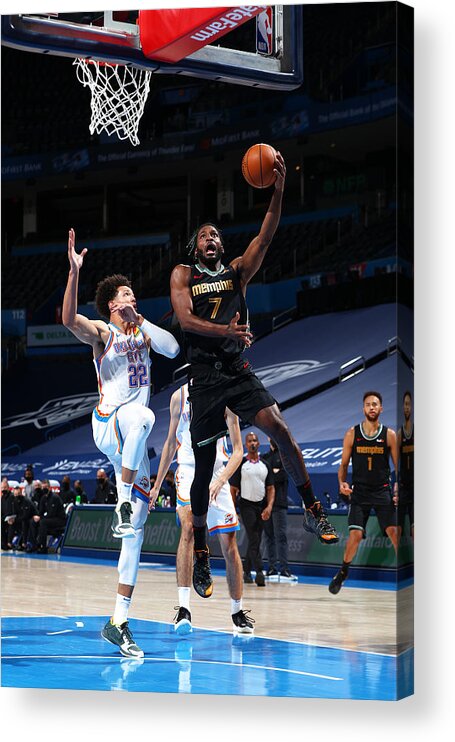 Justise Winslow Acrylic Print featuring the photograph Justise Winslow by Zach Beeker