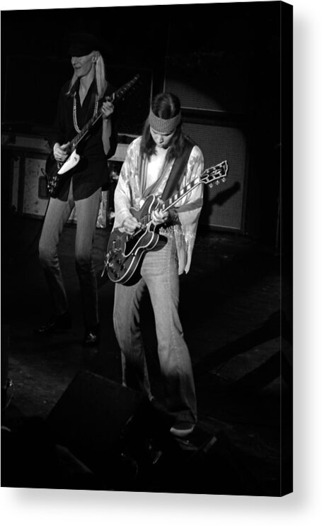 Johnny Winter Acrylic Print featuring the photograph Jwsf76 #2 by Benjamin Upham