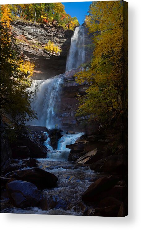 Waterfall Acrylic Print featuring the photograph Kaaterskill Falls 3 by Flinn Hackett
