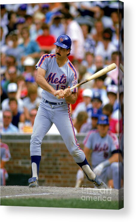 1980-1989 Acrylic Print featuring the photograph Keith Hernandez by Ron Vesely