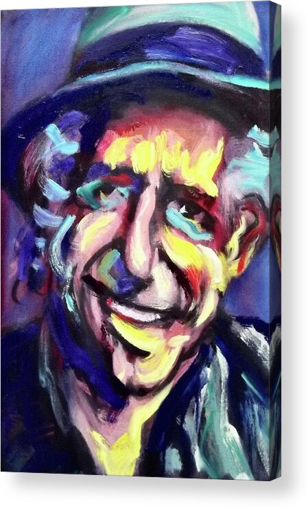 Painting Acrylic Print featuring the painting Keith by Les Leffingwell