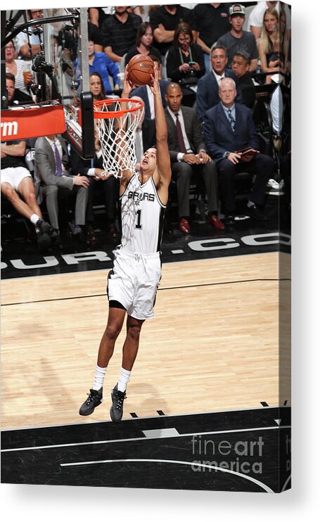 Kyle Anderson Acrylic Print featuring the photograph Kyle Anderson by Joe Murphy