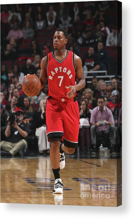 Kyle Lowry Acrylic Print featuring the photograph Kyle Lowry by Gary Dineen