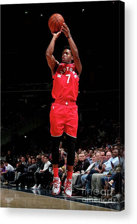 Kyle Lowry Acrylic Print featuring the photograph Kyle Lowry by Ned Dishman