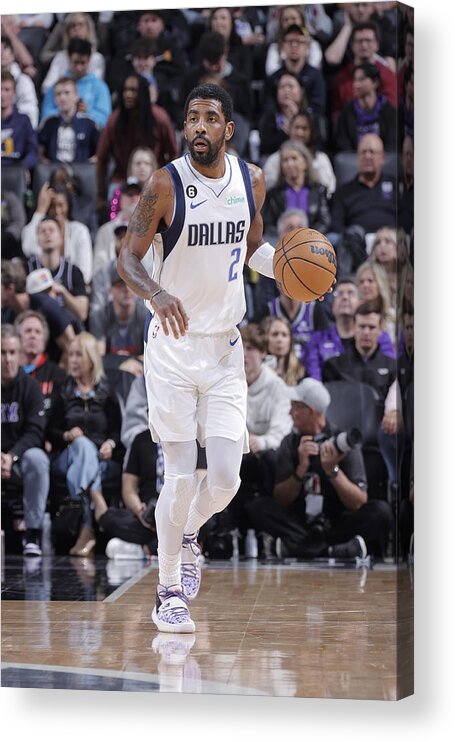 Kyrie Irving Acrylic Print featuring the photograph Kyrie Irving by Rocky Widner