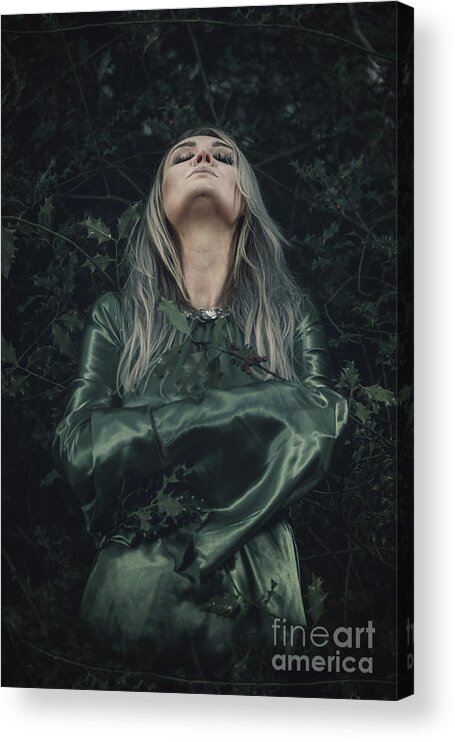 Goit Stock Acrylic Print featuring the photograph Lady of the woods by Mariusz Talarek