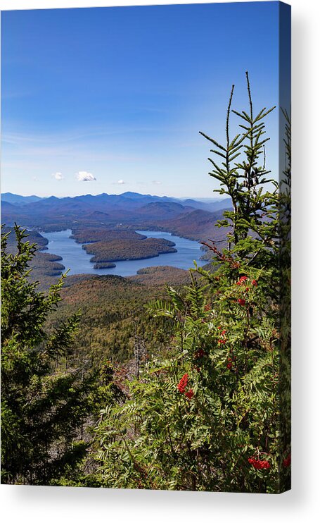 Lake Placid Acrylic Print featuring the photograph Lake Placid by Cindy Robinson