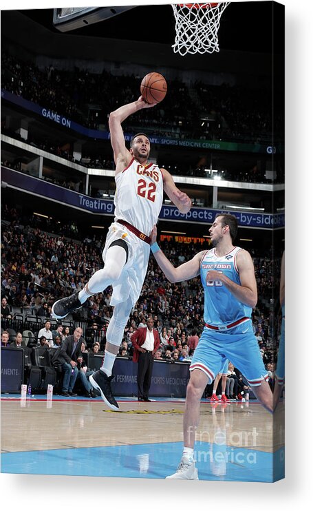 Nba Pro Basketball Acrylic Print featuring the photograph Larry Nance by Rocky Widner