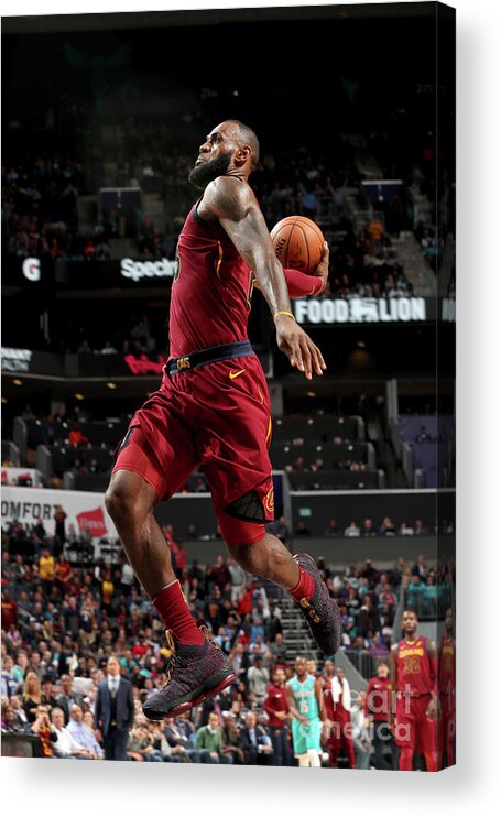 Lebron James Acrylic Print featuring the photograph Lebron James by Kent Smith