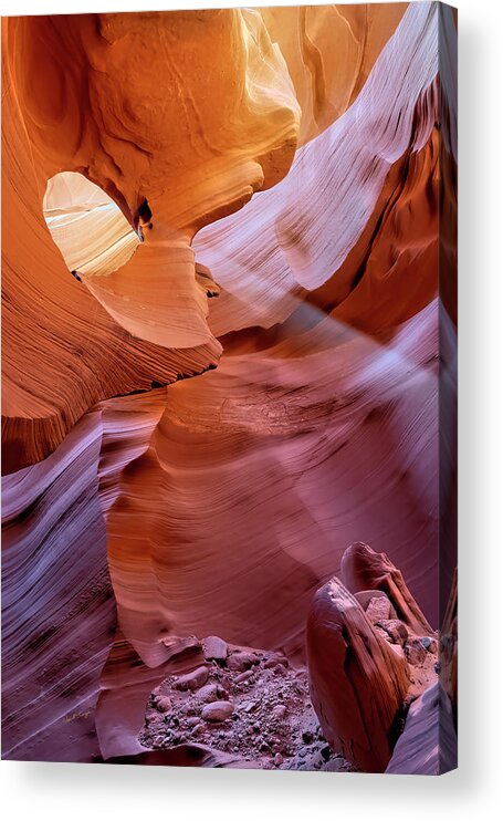 Antelope Canyon Acrylic Print featuring the photograph Light It Up by Dan McGeorge