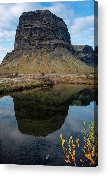 Lomagnupur Acrylic Print featuring the photograph Lomagnupur Reflection by Catherine Reading