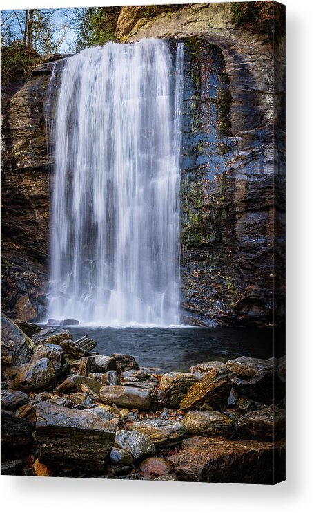 2022 Acrylic Print featuring the photograph Looking Glass Falls by Charles Hite