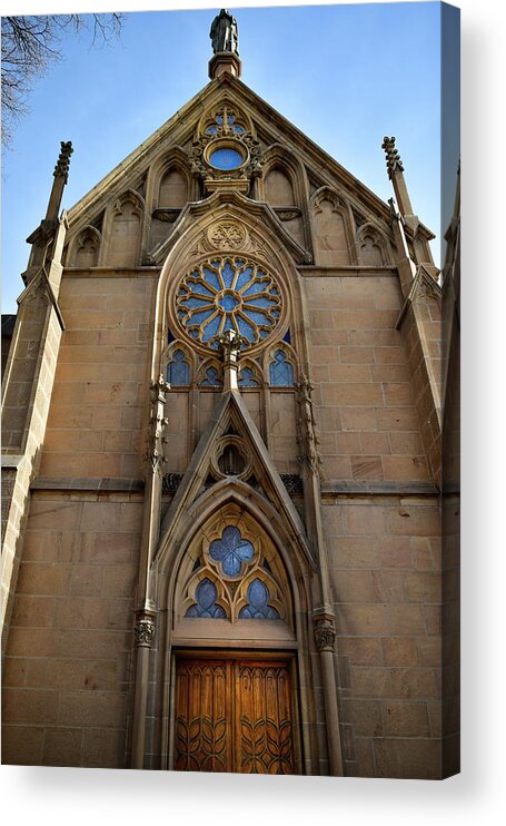 Copyright Elixir Images Acrylic Print featuring the photograph Loretto Chapel by Santa Fe