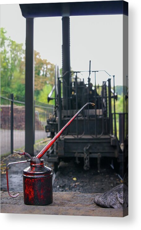 Oil Can Acrylic Print featuring the photograph Lubrication by Average Images