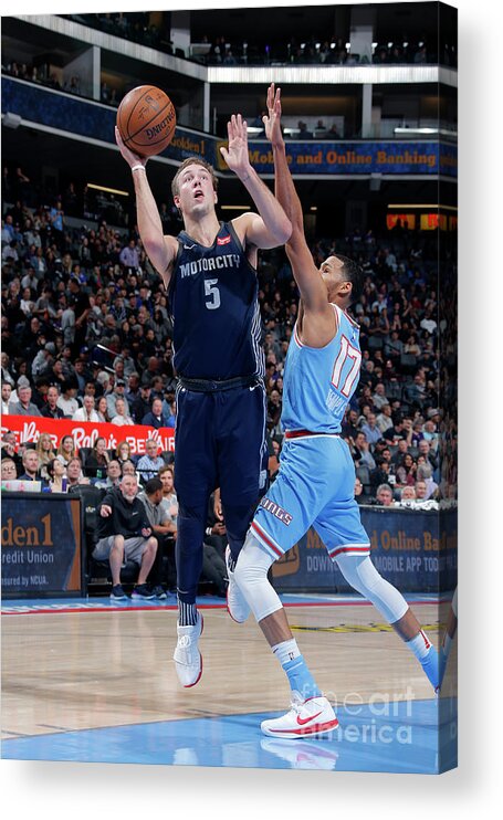 Nba Pro Basketball Acrylic Print featuring the photograph Luke Kennard by Rocky Widner