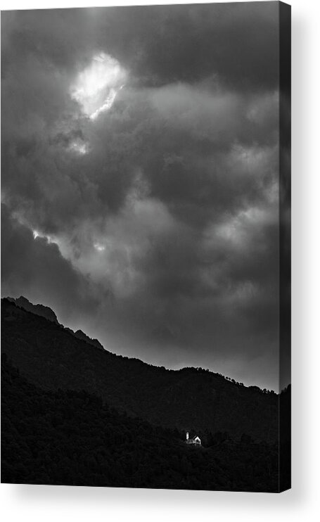 Dramatic Sky Acrylic Print featuring the photograph Madonna di Lut by Ioannis Konstas
