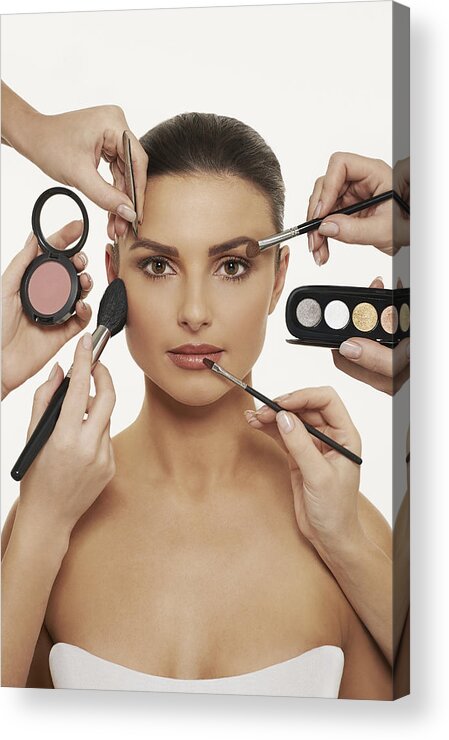 Expertise Acrylic Print featuring the photograph Make-up perfection by John Lamb