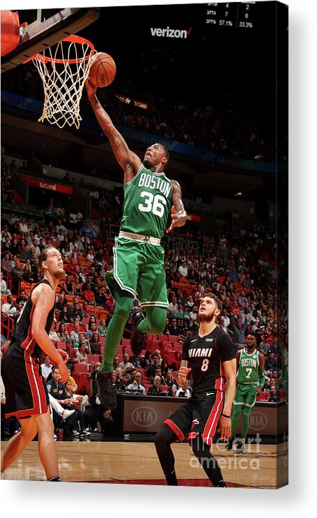 Marcus Smart Acrylic Print featuring the photograph Marcus Smart by Issac Baldizon