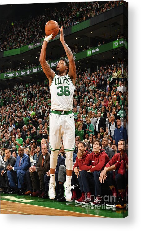 Playoffs Acrylic Print featuring the photograph Marcus Smart by Jesse D. Garrabrant