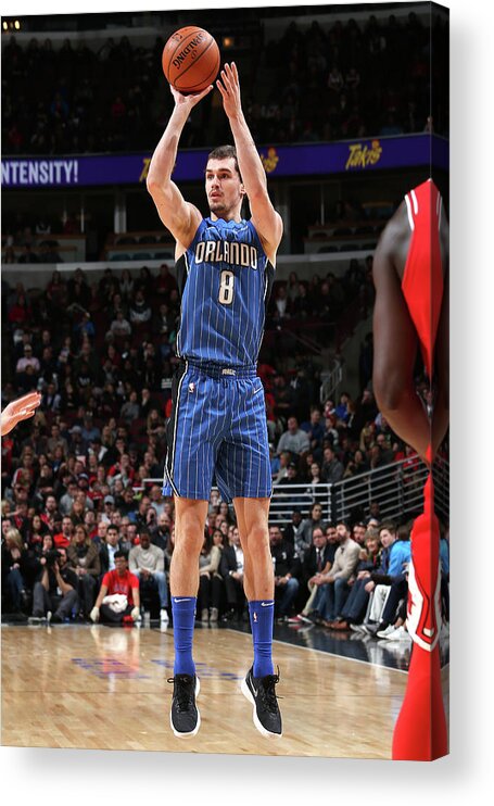 Mario Hezonja Acrylic Print featuring the photograph Mario Hezonja by Gary Dineen