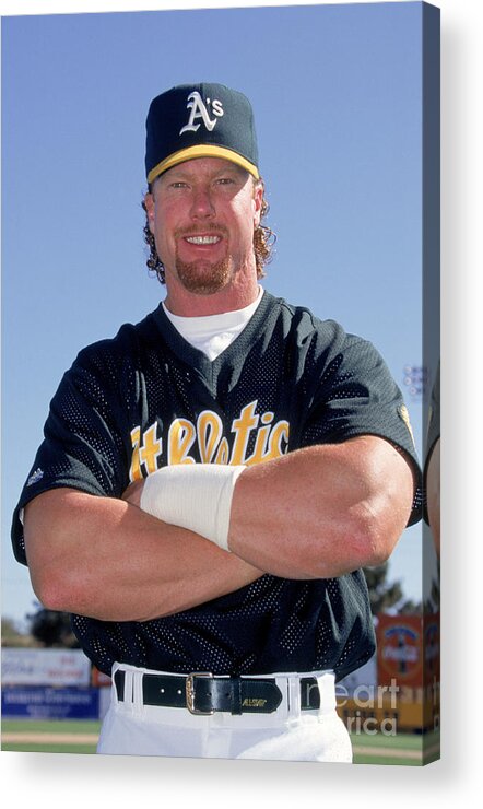 1980-1989 Acrylic Print featuring the photograph Mark Mcgwire by Don Smith
