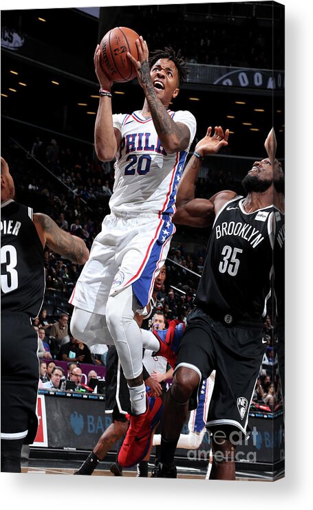 Markelle Fultz Acrylic Print featuring the photograph Markelle Fultz by Nathaniel S. Butler