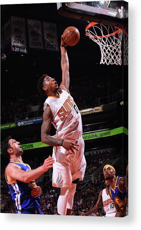 Nba Pro Basketball Acrylic Print featuring the photograph Marquese Chriss by Noah Graham