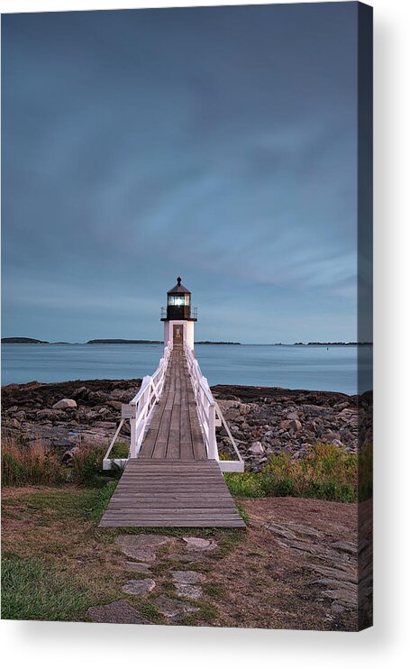Maine Acrylic Print featuring the photograph Marshall Point 1 by Robert Fawcett