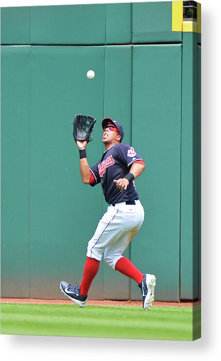 People Acrylic Print featuring the photograph Michael Brantley by Jamie Sabau