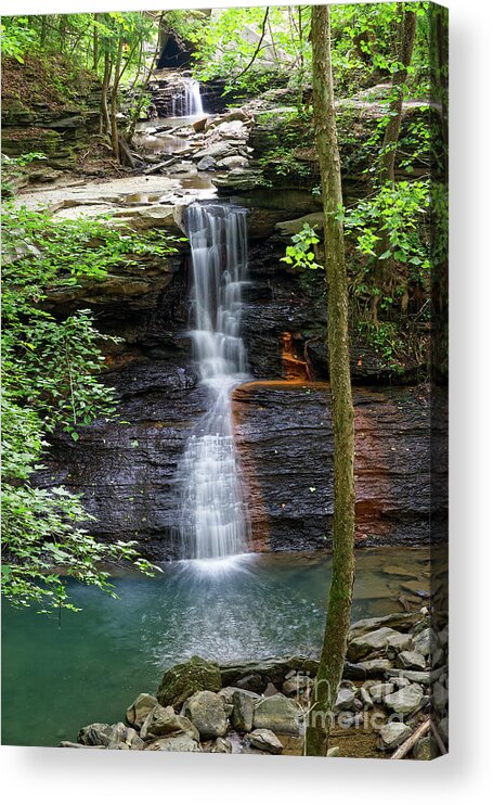 Falls Acrylic Print featuring the photograph Middle Fork Falls 6 by Phil Perkins