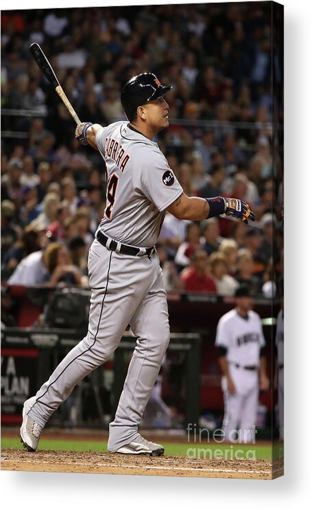 People Acrylic Print featuring the photograph Miguel Cabrera by Christian Petersen